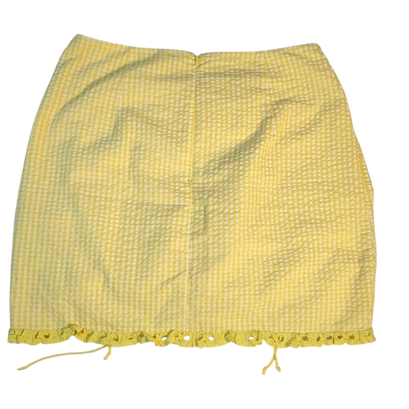 For Love and Lemons Picnic Skirt in Sunshine Yellow SZ L - Picture 7 of 9